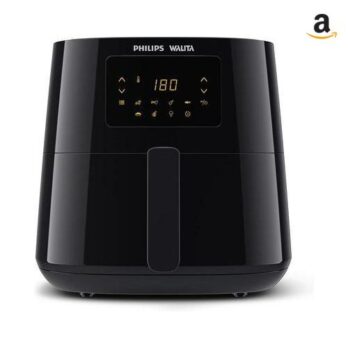 Philips Walita Preta Fritadeira Airfryer Essential XL Digital, 6.2L de capacidade, Garantia internacional de dois anos, 110V, 2000W (RI9270/90), Preto
