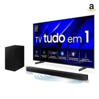 Smart Big TV 85 Crystal UHD 4K 85DU8000 2024 Soundbar HW-B550/ZD Combo