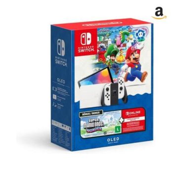 Nintendo, Console, Switch Oled Super Mario Bros. Wonder 12 Meses Assinatura Nintendo Switch Online